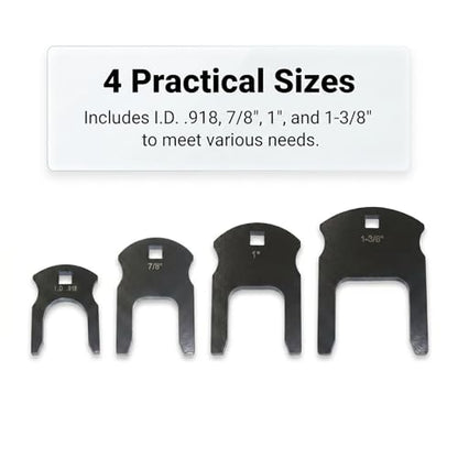 38410 DEF & Fuel Line Disconnect Tool Set, Diesel Fuel Line Removal Tool | 4 Pcs Fuel Line Disconnect Set for Ford, Chevy, GMC Diesel, Audi, and BMW models, fits for car and truck maintenance
