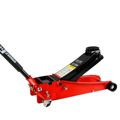 3.5 Ton Low Profile Floor Jack, Hydraulic Racing Floor Jack with Dual Pistons Quick Lift Pump for Sport Utility Vehicle, Lifting Range 4"-21" (3.5 Ton Lifting 4"-21") - size: 3.5 Ton Lifting 4"-21"