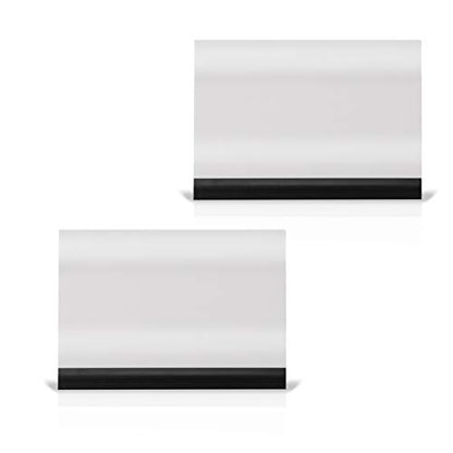 EHDIS Small Rubber Squeegee 3" Block Squeegee for Car Window Windshield,Film,Stickers,Decals and Vinyl Applicator,Kitchens, Glass, Shower,Counter Cleaning Tool, Pack of 2-White - size: 3 inch