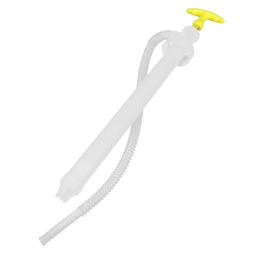 Manual Oil Transfer Pump Hand Siphon Hose Kit Acid and Alkali Resistant Plastic Fluid Extractor for Automotive and Fish Tank Use