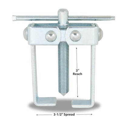 Performance Tool W140 2-Jaw Gear Puller, 3-1/2 - style: 2 Jaw | 3" Reach | 3.5" Spread