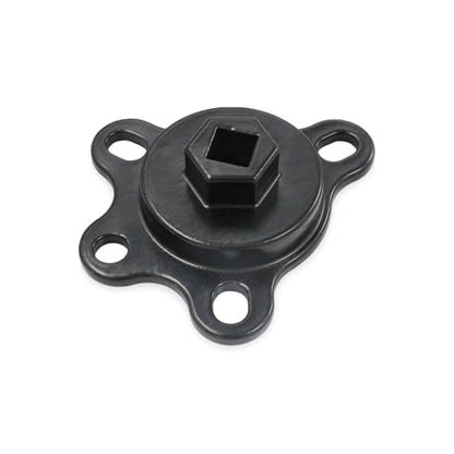 Black Crankshaft Turning Tool Engine Rotation Adapter Tool | Compatible for Chevy or Ford V8 Engines - color: Black