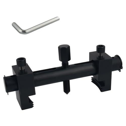 Pulley Puller Tool & 17mm Hex Wrench,High Strength Crankshaft Pulley Removal Tool Fits 40-160mm Pulleys,Universal Crank Pulleys Removal Tools for Crankshafts & Water Pumps