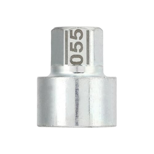 5 Pcs Anti Theft Lugnut Socket, Metal Wheel Lock Key Lug Nut Wheel Lock Key Removal Kit for 1 3 5 6 7Series X4 X5 X6 Z4 (055) - size: 055
