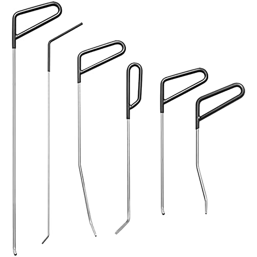 VEVOR Rods Dent Removal Kit, 21 Pcs Paintless Dent Repair Rods, Stainless Steel Dent Rods, Whale Tail Dent Repair Tools, Professional Hail Dent Removal Tool For Minor Dents, Door Dings And Hail Damage - style: 21 Pcs with 21 Rods