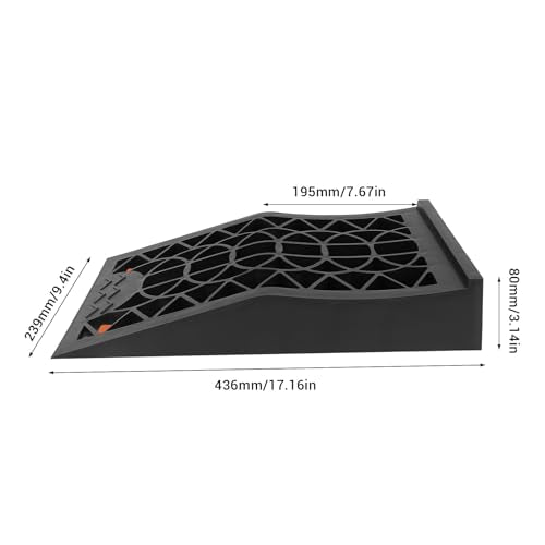 Heavy Duty Tire Ramps 2.44in Lift Low Profile Car Service Ramp Portable Vehicle Maintenance Safe Lifting
