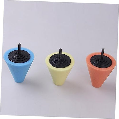 Car Accessories Wheel Brush Polishing Sponge Hub Cleaner Tapered Cone Versatile for Auto Boat Motorcycle