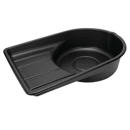 Performance Tool W4072 Black Extra Large Portable 7.5 Gallon Oil Drain Pan, (28.4 L) - style: 7.5 Gallon Plastic Oil Drain Pan