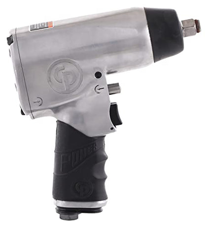 Chicago Pneumatic CP734H - 1/2 Inch Air Impact Wrench, Pistol Handle, Max Torque Reverse Output 425 ft. lbf / 576 Nm, 9,500 RPM, Pin Clutch, Industrial Tool, Automotive