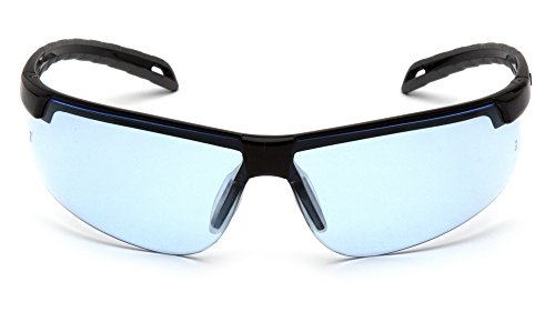 Pyramex Ever-Lite Lightweight Safety Glass Indoor/Outdoor Mirror Lens - color: Infinity Blue Lens/ Black Frame