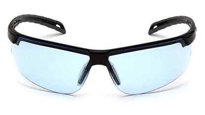 Pyramex Ever-Lite Lightweight Safety Glass Indoor/Outdoor Mirror Lens - color: Infinity Blue Lens/ Black Frame