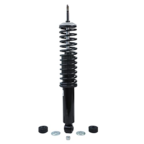 Detroit Axle - 4WD Struts for 1997-2002 Ford Expedition Lincoln Navigator, Complete 4 Struts with Coil Spring Front Rear 1998 1999 2000 2001 Replacement Ready Strut Shock Assembly - size: 10336-4A/PAIR