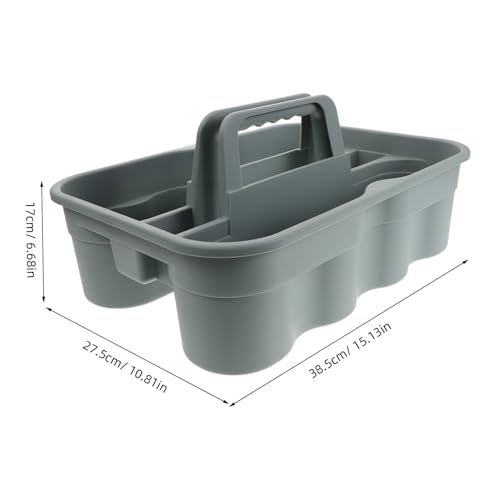 PRETYZOOM Cleaning Supplies Storage Plastic Tool Tote Portable Cleaning Basket for Car Accessories