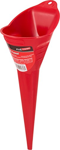 FloTool Automotive Funnel for Gas, Oil, Transmission, Coolant and Other Fluids, with QuickFill Technology & Splash Guard (10718WR)