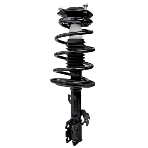 Detroit Axle - 2.4L Front Knuckles Struts Kit for 2004-2006 Toyota Camry Solara Lexus ES330, Steering Knuckles & Wheel Hub Bearings + Struts w/Coil Spring Replacement - size: 4QU48663/ Big strut kit