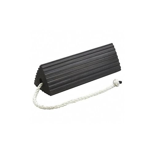 Roadblock RC5515-S Rubber Triangular Wheel Chock, Black, 15" Length | 5" Width, 4.33" Height