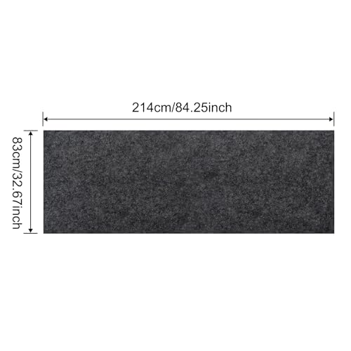 Garage Floor Mat, 32x84 Inch Motorcycle Mat for Garage, 3mm Thick Non-Slip Oil Absorbent Garage Mats for Floor, Large Oil Spill Mat Protects Floor from Spills, Drips, Splashes and Stains