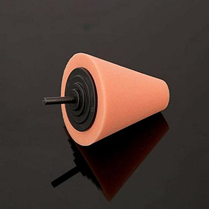 Burnishing Foam Sponge 5pcs Polishing Cone Ball Buffing Pad Car Wheel Hub Cleaner Set Car Detailing Wheel Brush Kit