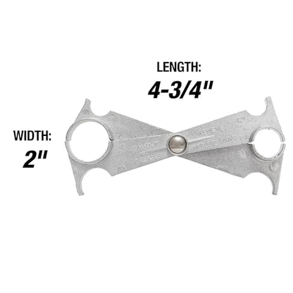 OEMTOOLS 25042 Air Conditioner and Fuel Line Disconnect Tool, Ideal for Ford & Chrysler Vehicles, Scissor Design for Quick Disconnects, Durable Metal Construction - style: Scissor-Style (3/8"-3/4")