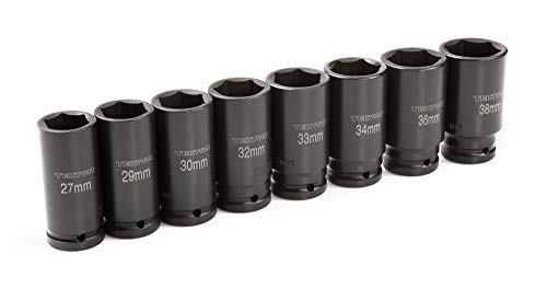 TEKTON 3/4 Inch Drive Impact Socket Set, 8-Piece | 4889 - size: 8-Piece (1-1/16 - 1-1/2 in.)