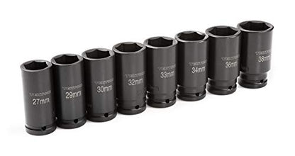TEKTON 3/4 Inch Drive Impact Socket Set, 8-Piece | 4889 - size: 8-Piece (1-1/16 - 1-1/2 in.)