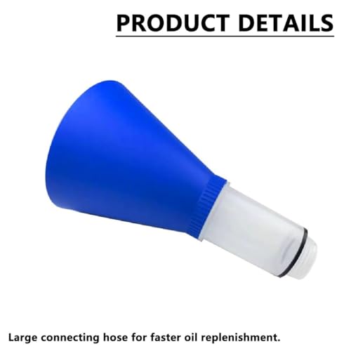 Locking Funnel for Toyota Lexus Scion, No-Spill Oil Change Tool Screws Directly into Filler, A Must Have for No Mess Oil Change