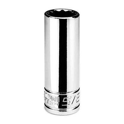 Capri Tools 5/8 in. Deep Socket, 3/8 in. Drive, 12-point, SAE - size: 5/8-Inch