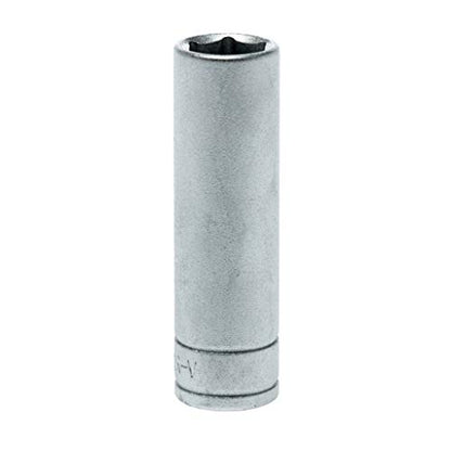Teng Tools 1/4 Inch 6 Point SAE Deep 1/4 Inch Drive Chrome Vanadium Socket | Mechanic Tool | Hand Tool - M140208-C - size: 1/4 Inch, style: Deep SAE