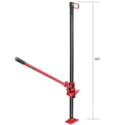 Garvee 60" Off Road Recovery Jack, 3.2 Ton (7000 Lb) High Lift Utility Jack for 4x4, SUV, UTV, ATV – Heavy Duty Trail Jack for Overlanding, Vehicle Recovery & Outdoor Adventure - size: 60 Inch, style: Flat-7000lb