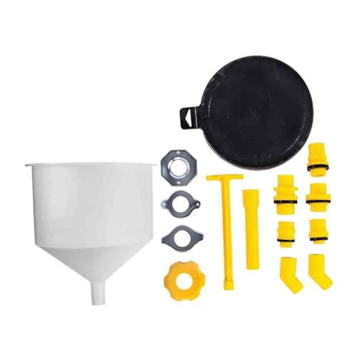 Radiator Funnel Kit Automotive Coolant Filling with Elbows for and Refills for Engine Flush and Coolant Transfer