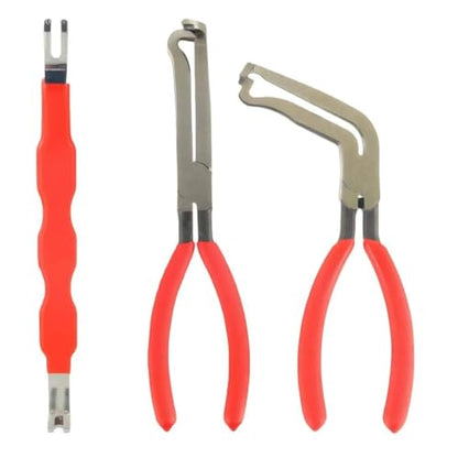 3-Piece Electrical Connector Pliers Set - Automotive Disconnect, Terminal Removal & Separator Tools for Cars - size: 3 Set