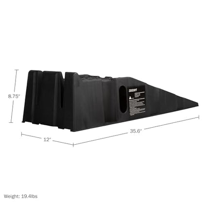 Car Ramps 2-Pack - Heavy-Duty Car Lifts for Home Garage or Shop - 13,000lb GVW Capacity, 6,500lb Load Capacity Per Pair, 3,250lb Per Ramp - SUV, Agricultural Vehicle, or Pickup Truck Ramp by Stalwart