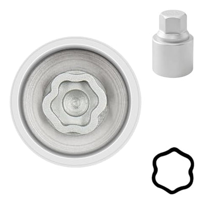 058 Wheel Locking Nut Key Socket Compatible with BMW Series, (Socket OD 29mm - ID 25mm), Wheel Anti-Theft Lug Nut Removal Tool, Anti-Theft Screw Remover - color: Socket 058