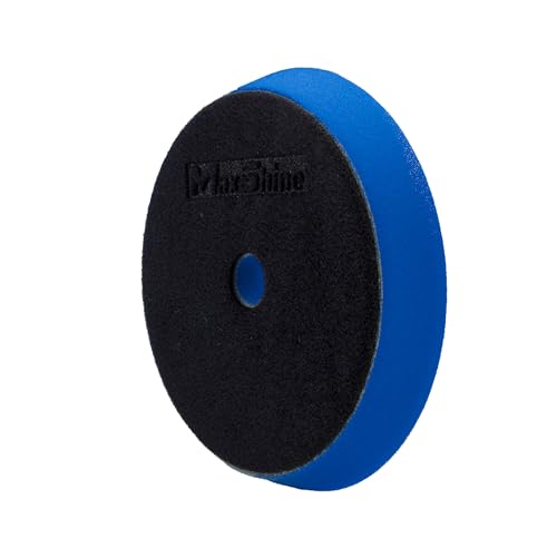 Maxshine 5” Universal High Pro Foam Pad Set – Compatible with DA & Rotary Polishers – Professional Detailing Pad for Heavy Cutting, Cutting, Polishing, & Finishing – Hook & Loop Backing - size: 5", style: Set