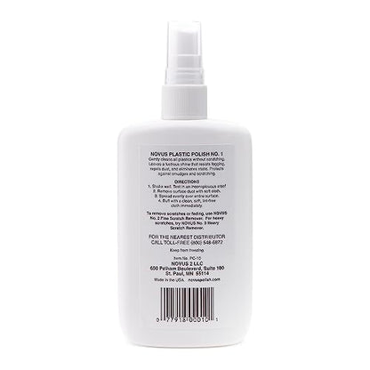 Novus 7020 | Plastic Clean & Shine #1 | 8 Ounce Bottle - color: #1 Plastic Clean & Shine, size: 8 Ounces