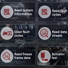 Motorcycle System Diagnostic Test Measurement Tools M3-A Motorcycle Fault Code Readers Scan Tools Moto Diagnostic Test Measurement Tools Compatible for Yamaha 2/3/4P,Kawasaki 4-6P,Honda 4P,OBDII 16P - style: M3-A