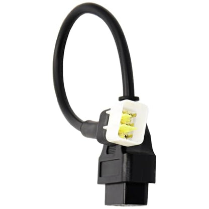 Delphi Motorcycle OBDII 6 Pin to 16 Pin OBD2 Diagnostic Adapter Compatible with Motorcycle - color: per Delphi 6Pin