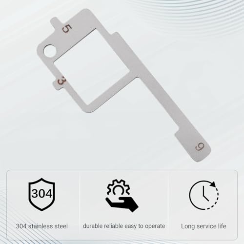 Ziyuan Truck Driver Pre-Trip Inspection Tool - Brake & Tire Check 4-in-1-1 Pack | Truck Brake Inspection Measuring Tool, Tire Inspection Tool,Brake Check Tool,Driver and Mechanic Four in One Inspection Tool - color: 1 pack
