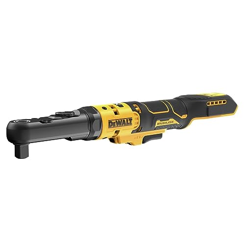 DEWALT 20V MAX XR Cordless Ratchet, 3/8" and 1/2" Sealed Head Ratchet, Bare Tool Only (DCF510B) - style: Bare Tool Only