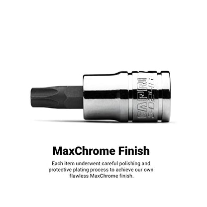 Capri Tools CP30031 Master Torx Star Socket Set, 60-Piece, Silver