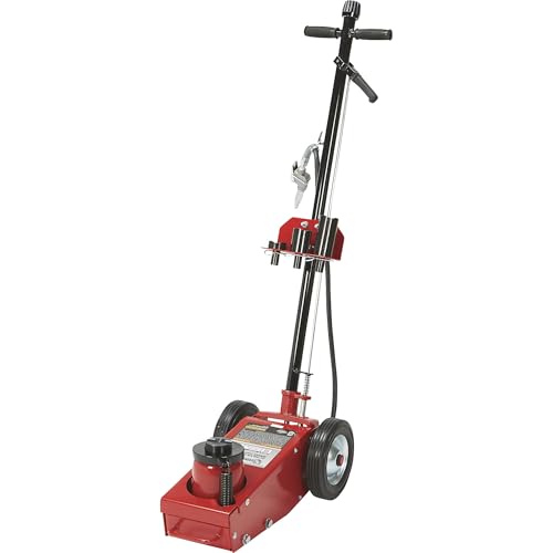 Strongway 22-Ton Quick Lift Air/Hydraulic Service Floor Jack | Controlled vehicle lifting, heavy shop use, stable positioning, professional garage service, durable steel construction - size: 22 Ton