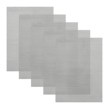 5 PCS Plastic Welding Mesh, 5.9 x 7.9 inch Reinforcing Stainless Steel Woven Wire Mesh, Car Bumper Repair Wire Cloth Welding Kit for Window Screen Fireplace Nets