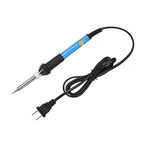 Electronics Soldering Iron Kit，60W 110V Adjustable Temperature Welding Tool Set, 5pcs Different Soldering Tips, Stand