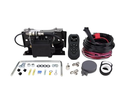 TrendsAuto Air Lift LoadLifter 5000 Air Spring Kit & WirelessAir 2nd Gen Compressor EZ Mount fits 2023 2026 F250 F350 SuperDuty 4WD | Dual-Path Control | Includes TrendsAuto Decal - size: 74000EZ