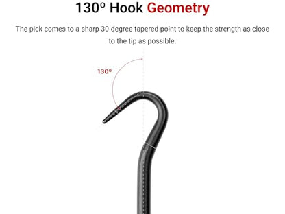 TEKTON 130-Degree Blunt Hook (1/8 x 3 in. shank) | PNH24105 | Made in USA - style: 130-Degree Blunt Hook