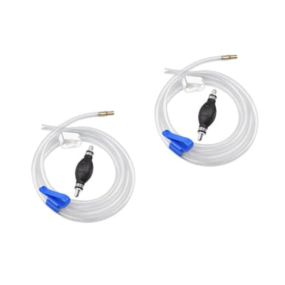 Cabilock 2sets Manual Hose for Fish Tank and Automotive Oil Transfer Flexible Water Siphon Pump Kit Multi-purpose Water Extraction Tool for Home and Car Use