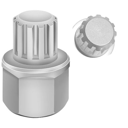 14/12PT Wheel Locking Nut Key for BMW, Anti-Theft Lug Nut Removal | Wheel Lock Nut Socket Adapter, Anti-Theft Screw Remover, Hand Repair Tool, Tyre Fitting, garage - size: 14/12Pt Key
