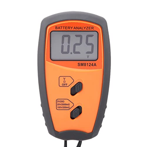 Battery Internal Resistance Tester SM8124A LCD Display Voltmeter Digital for Electric Vehicles Analyzer
