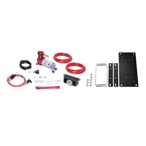 TrendsAuto Firestone Airide Rear Ride-Rite Air Spring Kit and Dual Path Analog Standard Compressor Kit fits 2024-2025 Ranger w/o In-Bed Hitch (Does not fit Raptor Model) | Includes TrendsAuto Decal - size: 2024-2025, style: Dual Path Analog