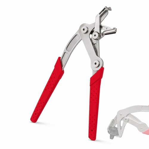 Car Clip Pliers,Auto Fastener Clip Removal Pliers,Spring Loaded Panel Removal Tool for Door Trim, Push Pins,Rivets, Red,1 Pack